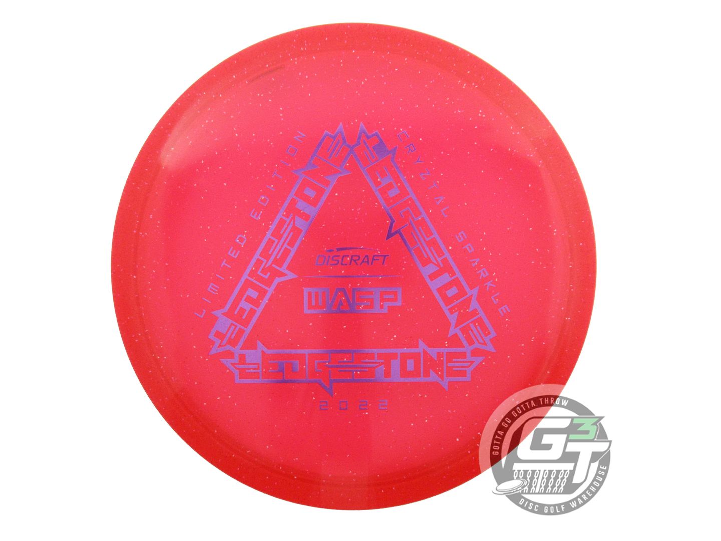 NOS Discraft [LEDGESTONE] CryZtal Sparkle Wasp 179g Red Midrange Golf Disc