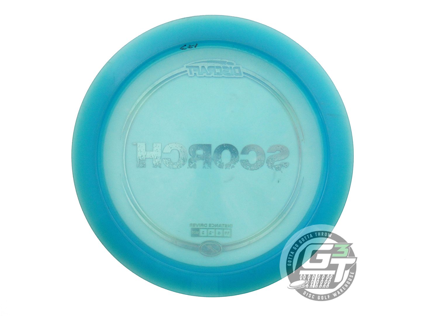USED Discraft Z Scorch 172g Teal Rainbow Foil Distance Driver Golf Disc