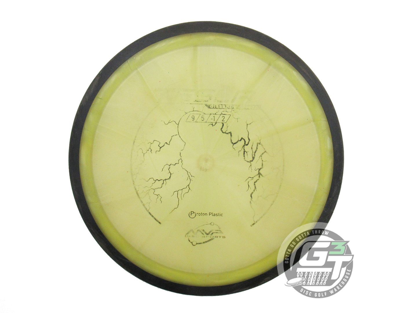 USED MVP Disc Sports Proton Tesla 172g Yellow Distance Driver Golf Disc