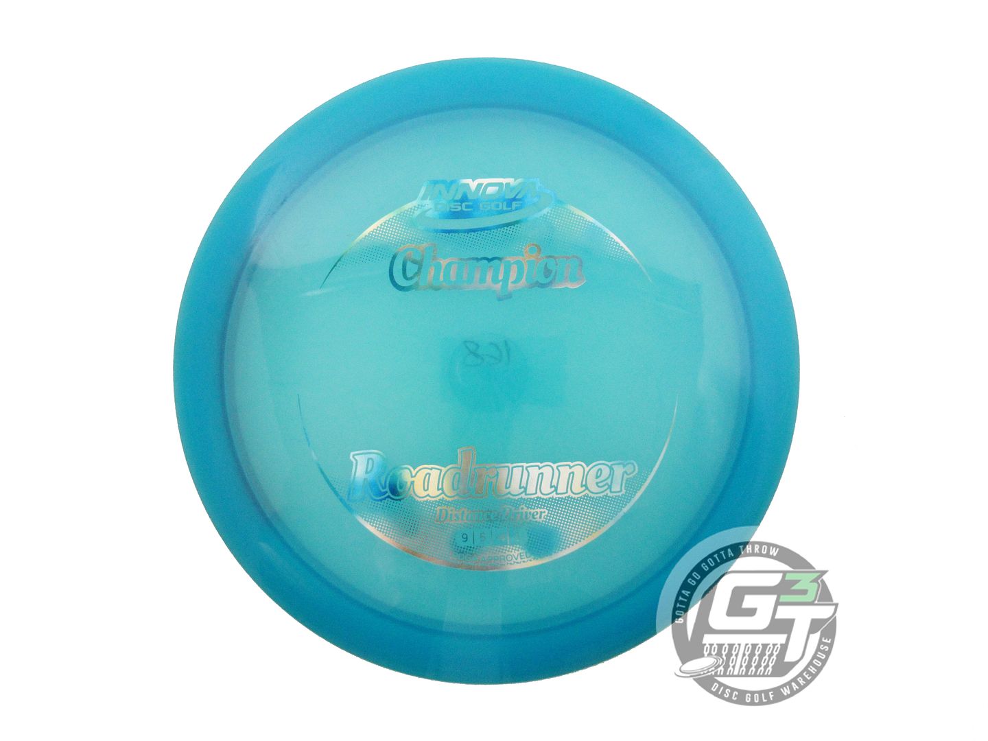 USED Innova Champion Roadrunner 168g Blue Cloud Foil Distance Driver Golf Disc