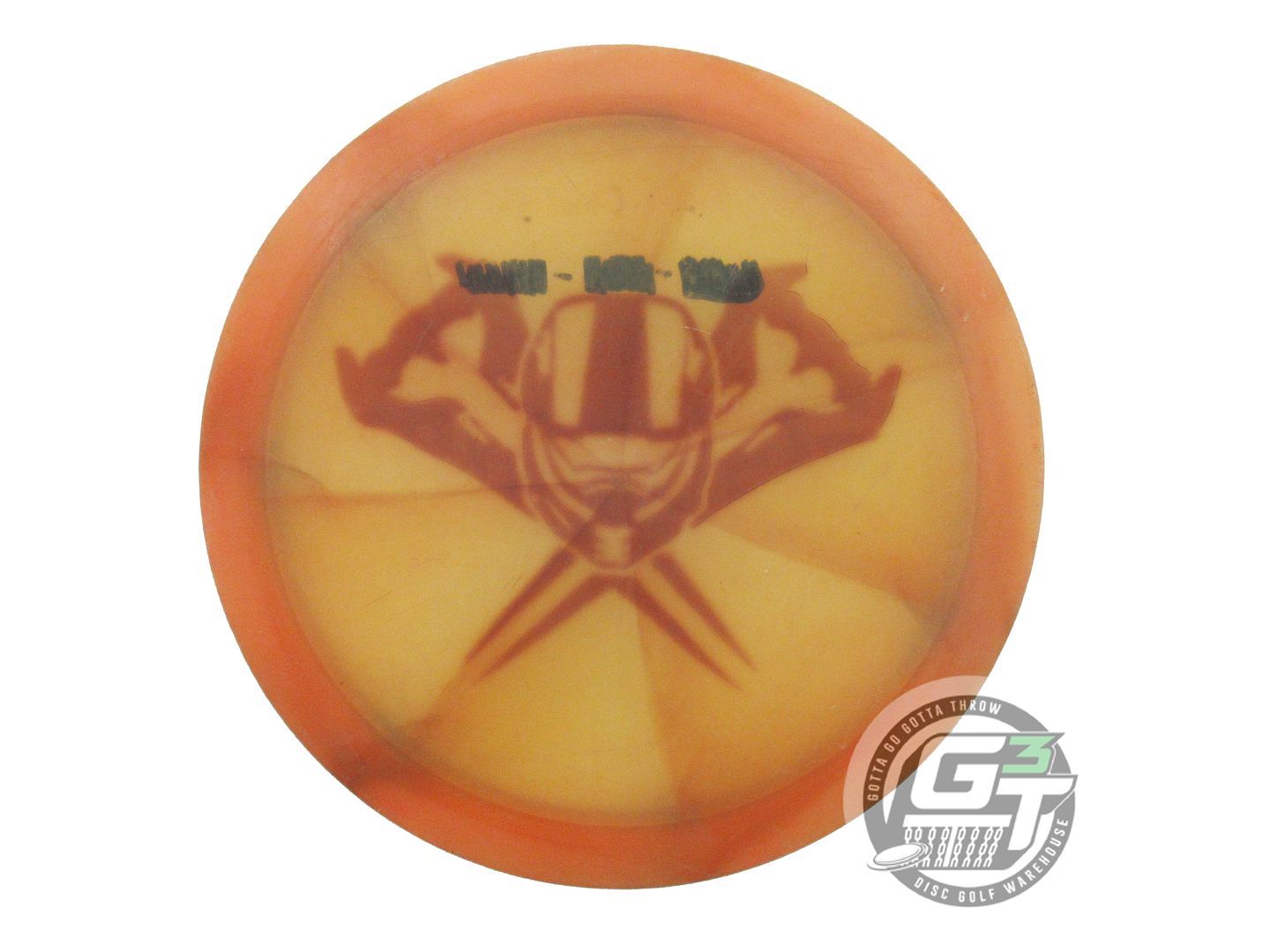 USED Discraft [ULIBARRI] Z Swirl Raptor 175g Orange Distance Driver Golf Disc