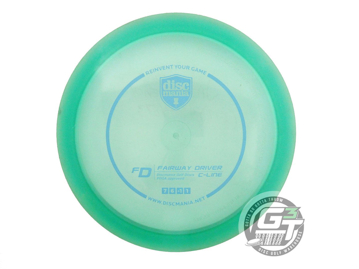 USED DiscMania C-Line FD 176g Green Sky Blue Stamp Fairway Driver Golf Disc