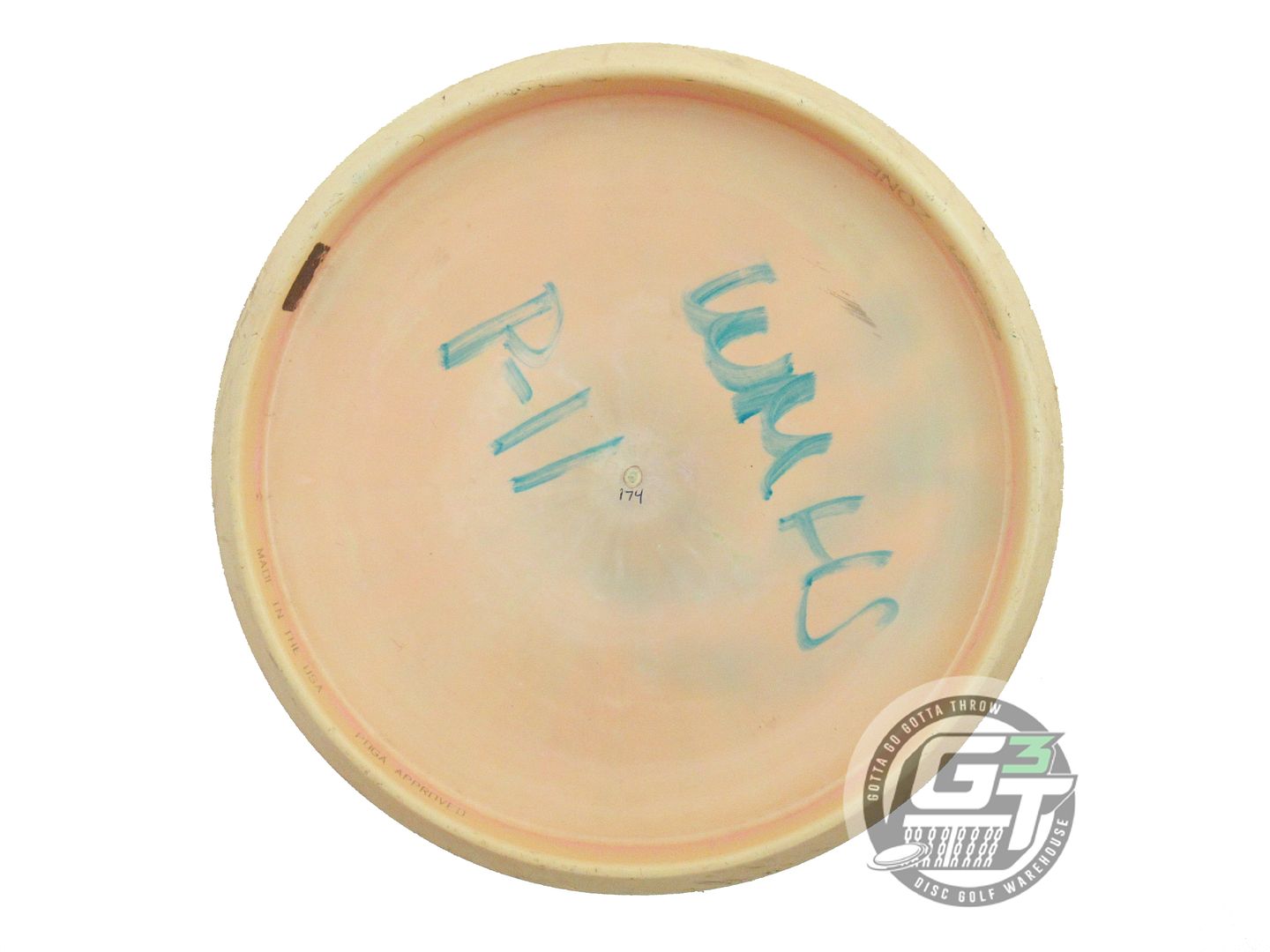 USED Discraft ESP Zone 174g Peach HOME DYED Putter Golf Disc