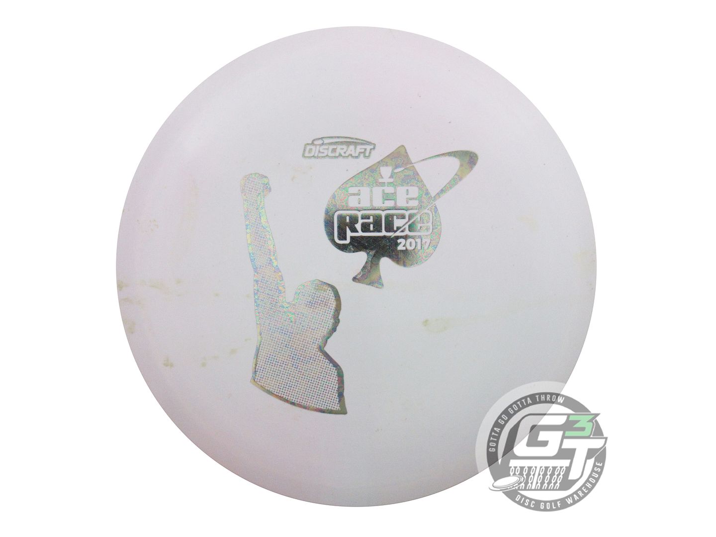 USED Discraft [ACE RACE] ESP Sting 175g Lilac Oil Slick Foil Fairway Driver Disc