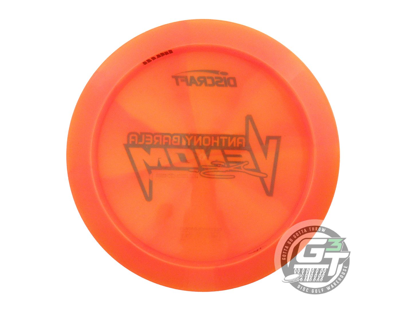 USED Discraft [BARELA] Z Swirl Venom 172g Orange Blue Stamp Distance Driver Disc