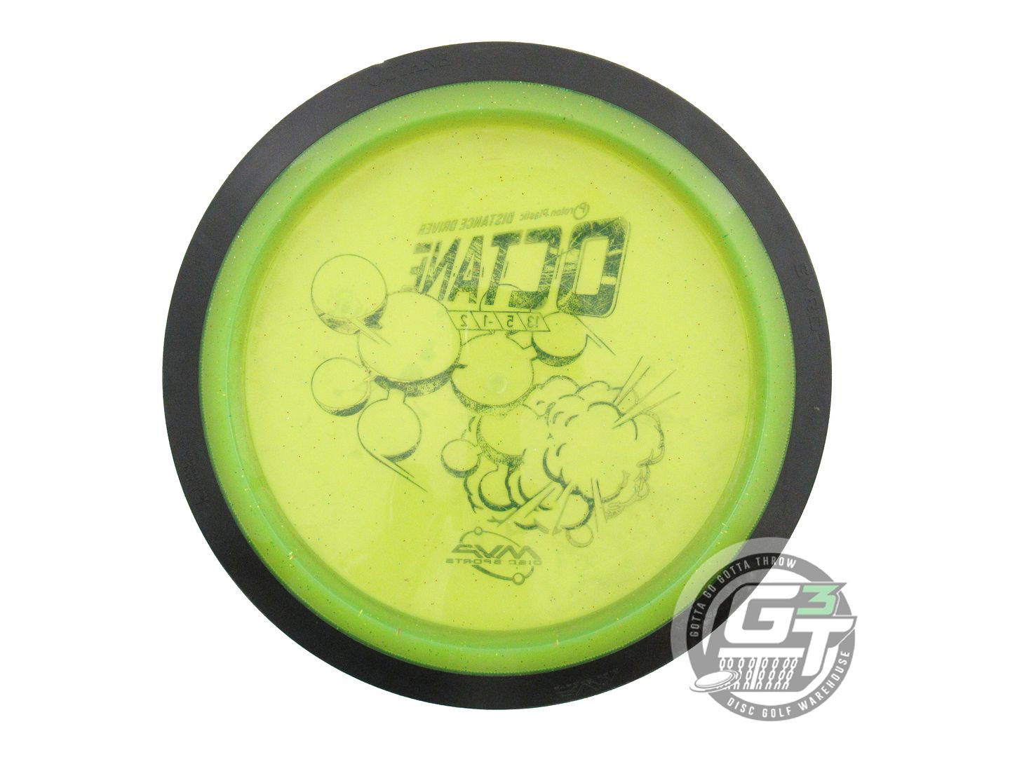 USED MVP Disc Sports Proton Octane 174g Lime Distance Driver Golf Disc