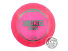 USED Discraft Z Nuke OS 175g Pink Green Foil Distance Driver Golf Disc
