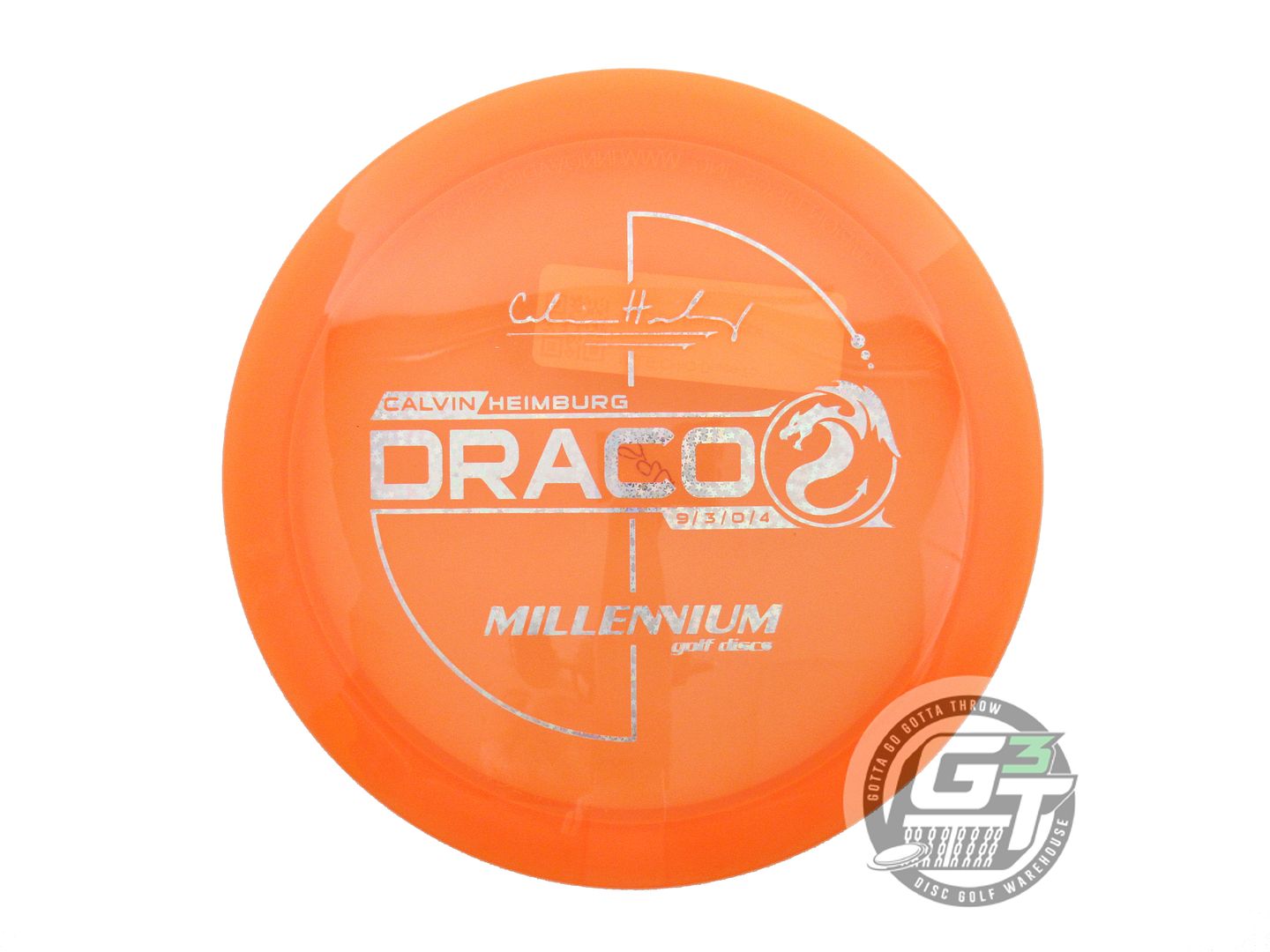 Millennium Calvin Heimburg Signature Flat Top Quantum Draco Distance Driver Golf Disc (Individually Listed)