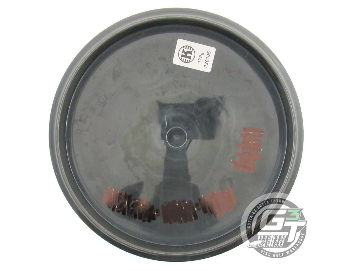 USED Kastaplast K1 Gote 179g Black Silver Holo Foil Midrange Golf Disc
