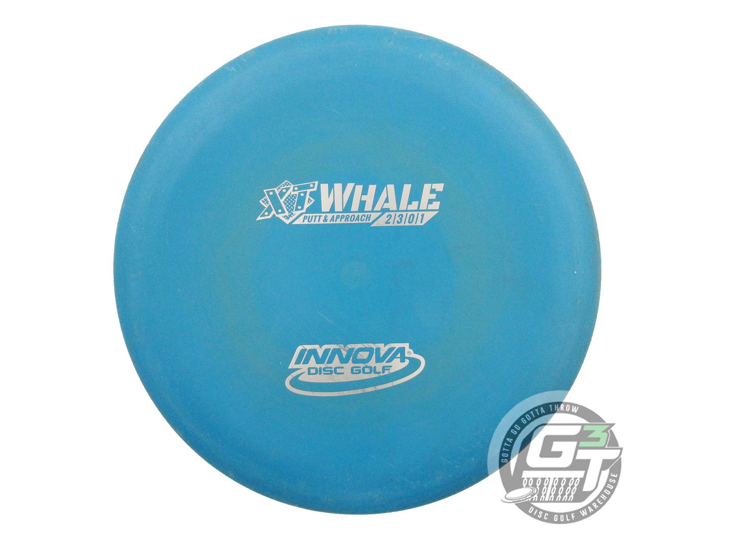 USED Innova XT Whale 172g Blue Silver Stamp Putter Golf Disc
