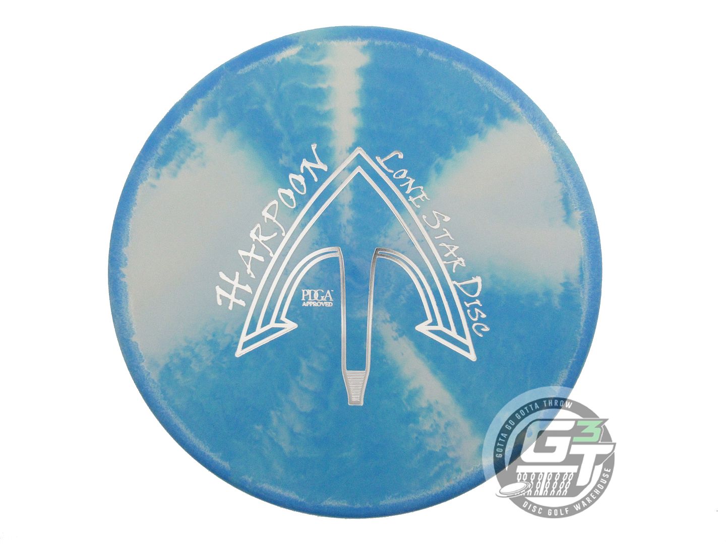 NOS Lone Star [ARTIST] Delta 1 Harpoon 163g Blue-Gray Silver Foil Midrange Disc