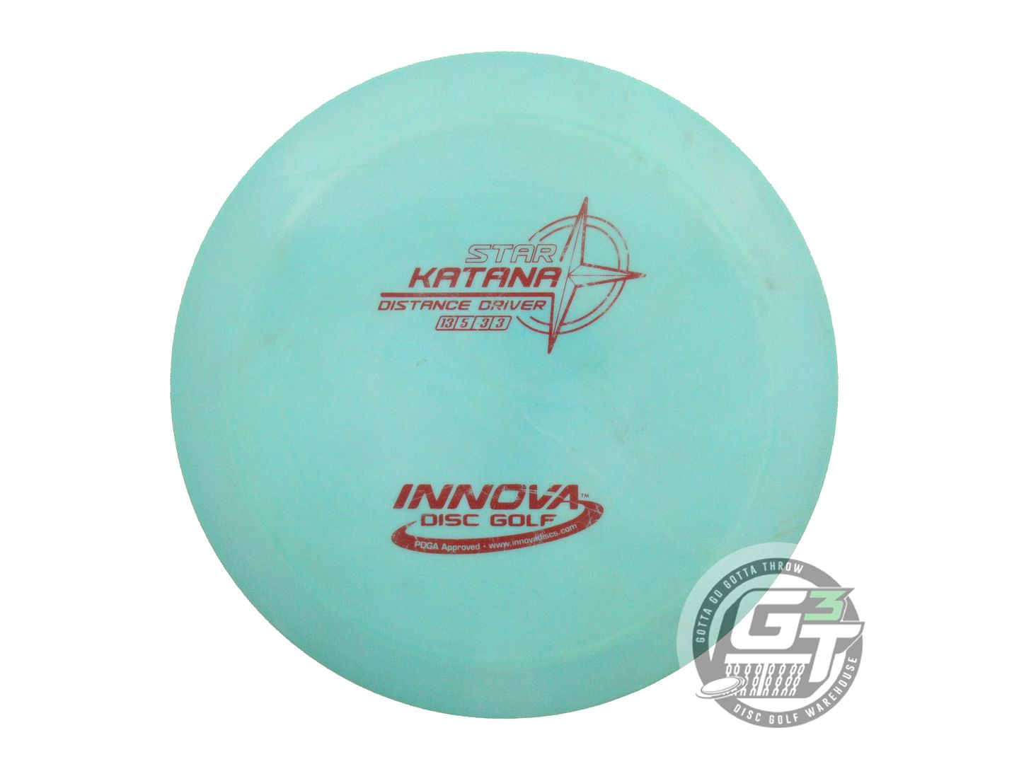 USED Innova Star Katana 171g Seafoam Red Stamp Distance Driver Golf Disc