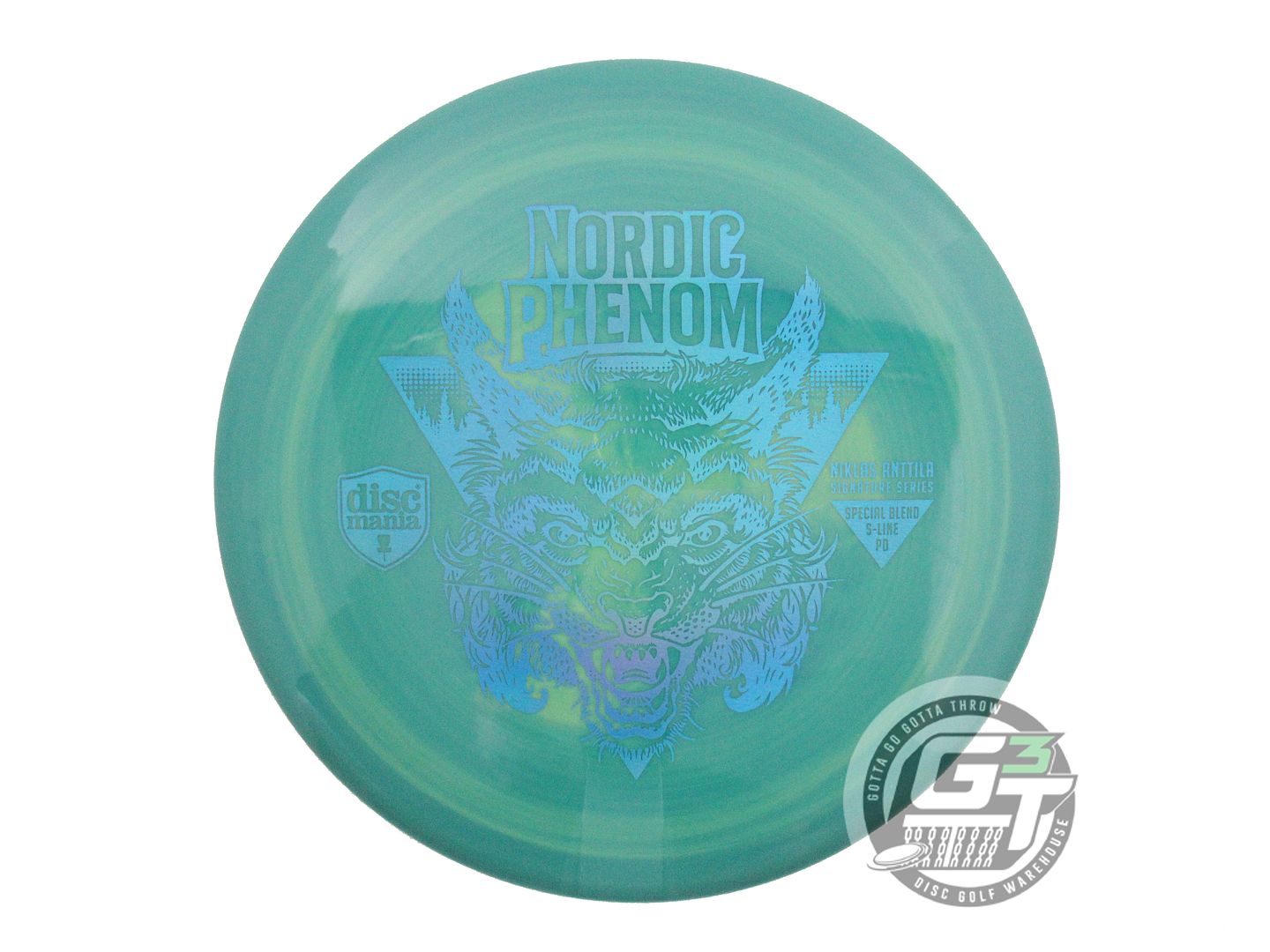 NOS DiscMania NORDIC PHENOM Special Blend S-Line PD 175g Green-Lime Driver Disc