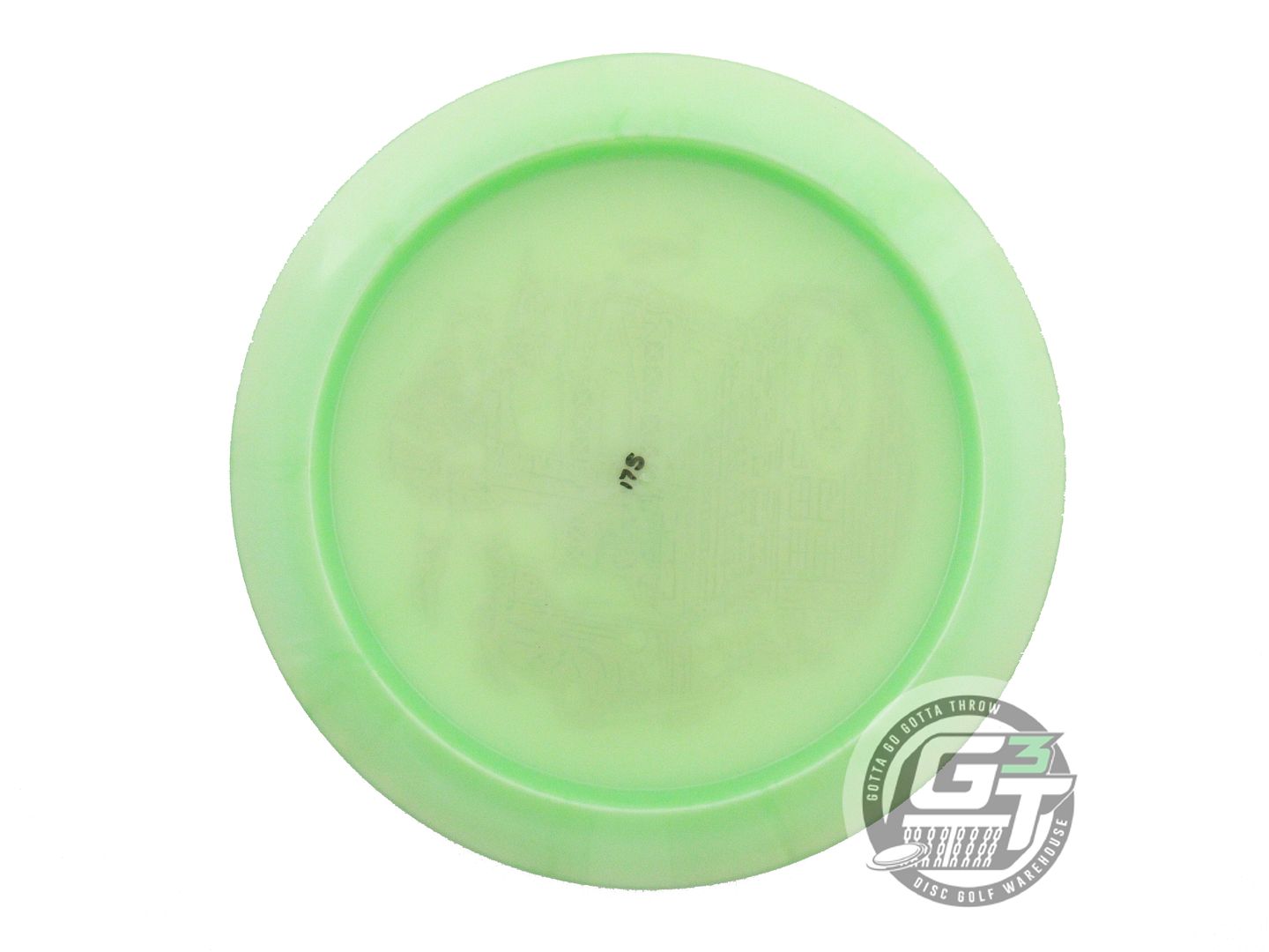 USED Legacy Discs Pinnacle Outlaw 175g Lime Gold Shatter Foil A Driver Golf Disc