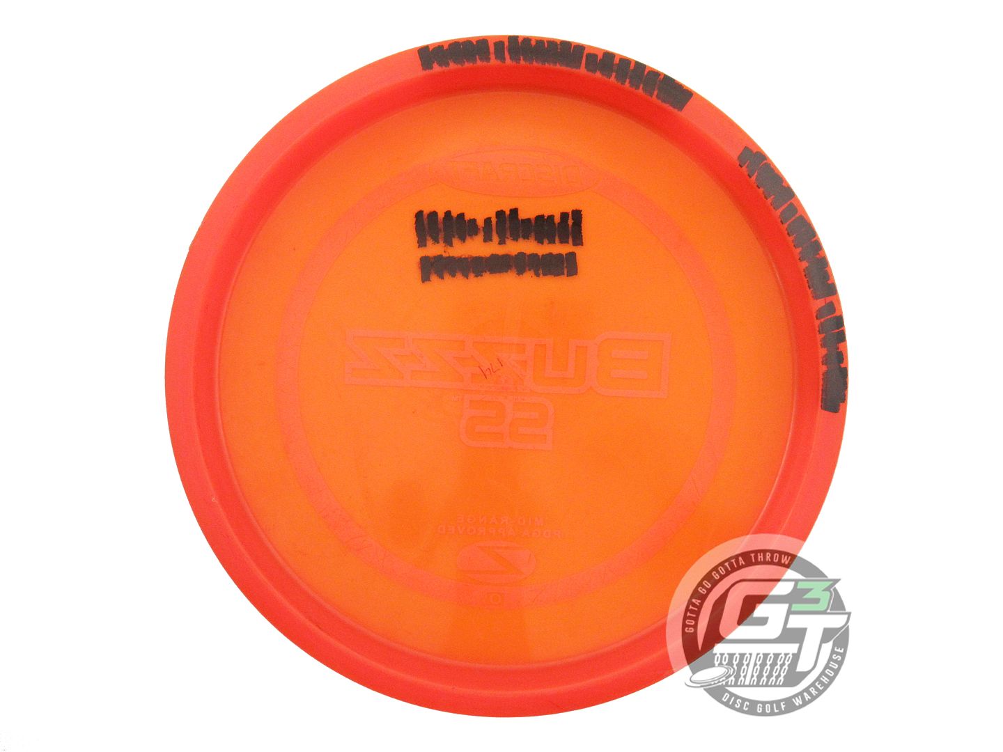 USED Discraft Z Buzzz SS 175g Orange White Stamp PFN Midrange Golf Disc