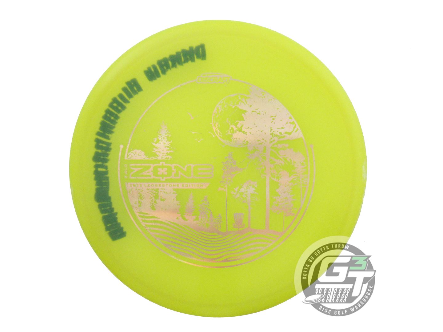 USED Discraft [LEDGESTONE] Z Glo Zone 175g Yellow Gold Holo Foil Putter Disc