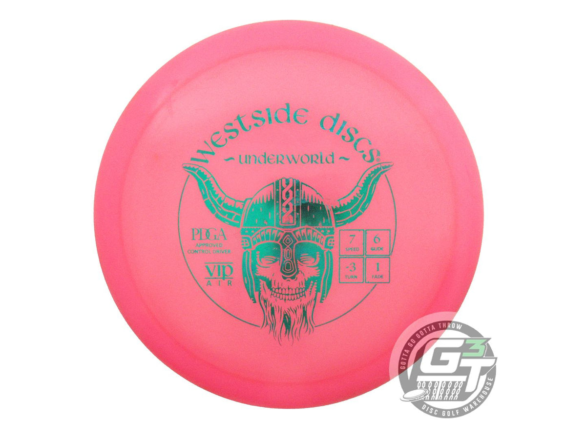 USED Westside Discs VIP AIR Underworld 157g Pink Green Foil Fairway Driver Disc