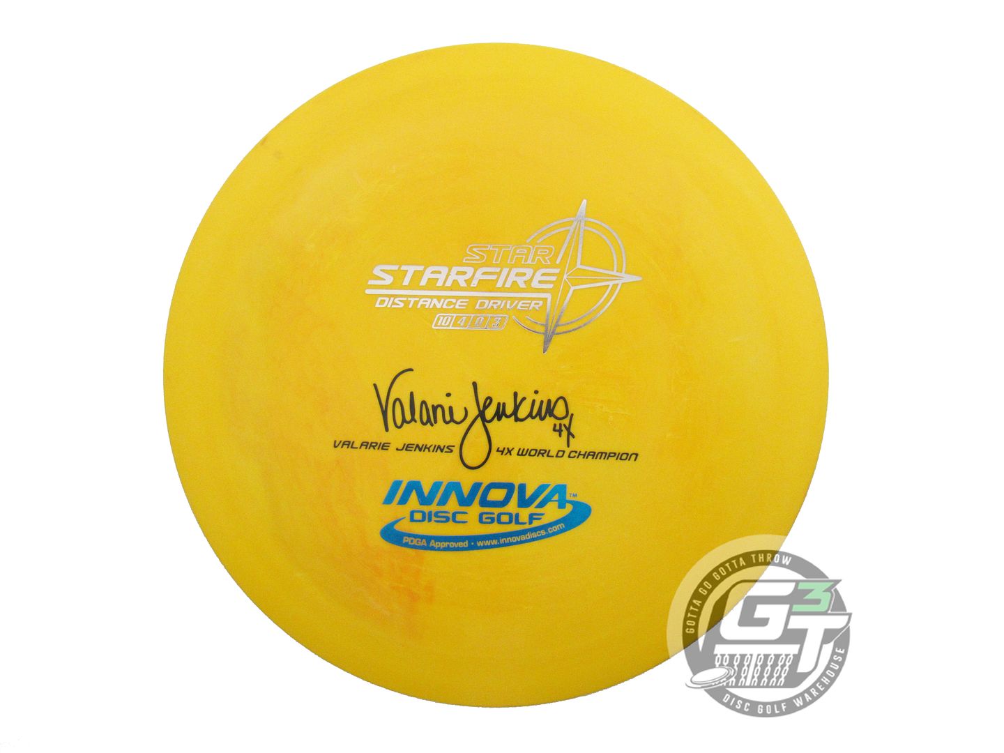 USED Innova [JENKINS] Star Starfire 167g Marigold Distance Driver Golf Disc
