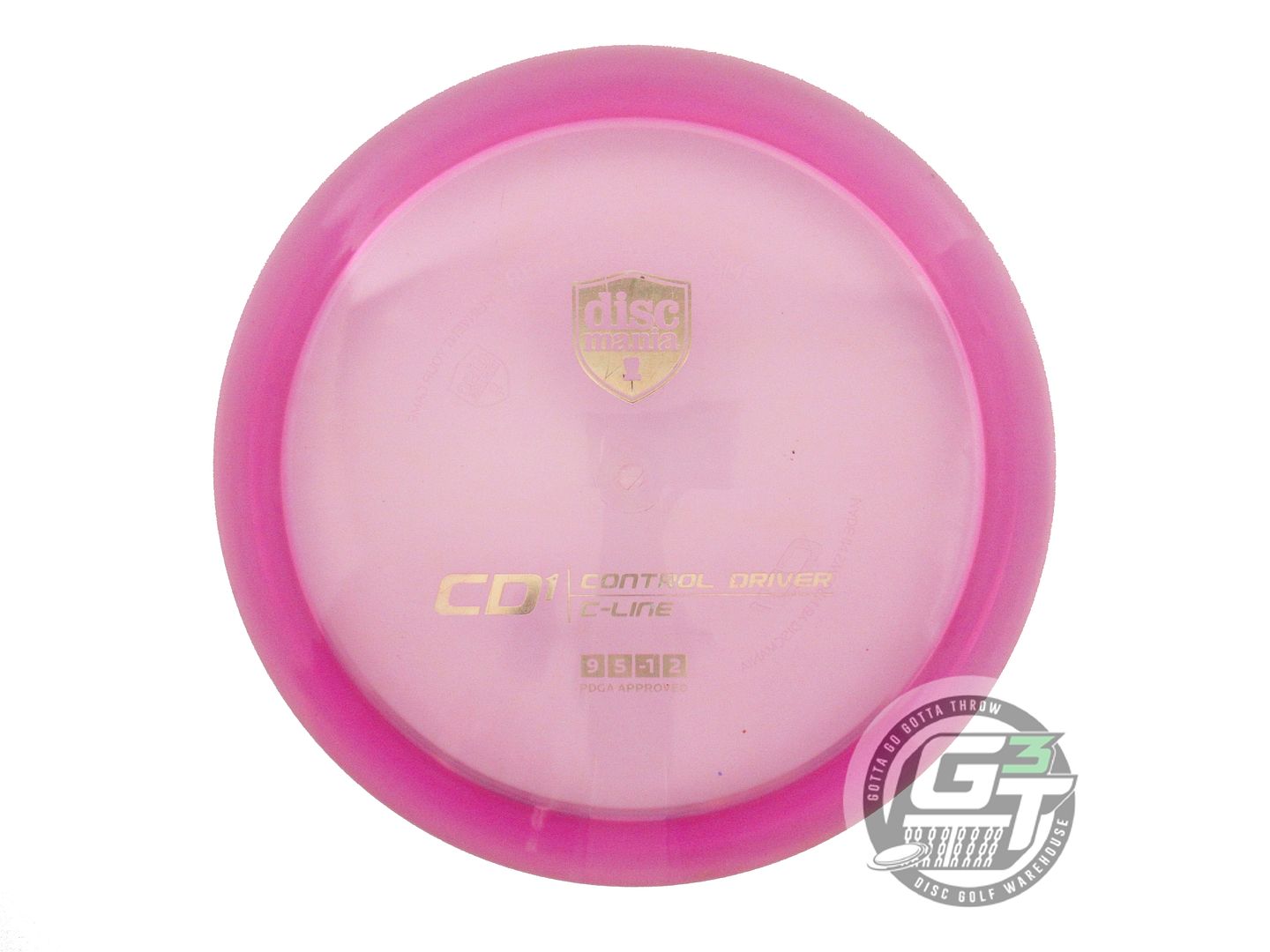 USED DiscMania C-Line CD1 173g Magenta Gold Foil Distance Driver Golf Disc