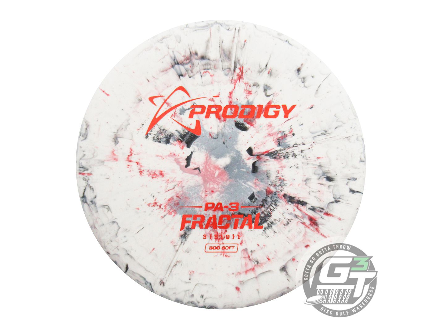 Prodigy 300 Soft Fractal PA3 Putter Golf Disc (Individually Listed)