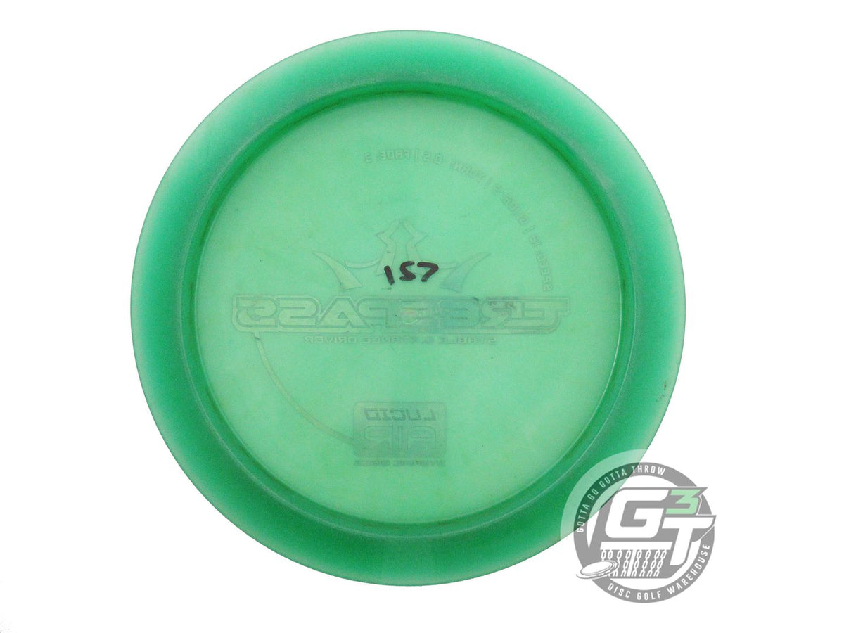 USED Dynamic Discs Lucid AIR Trespass 157g Green Purple Foil Driver Golf Disc