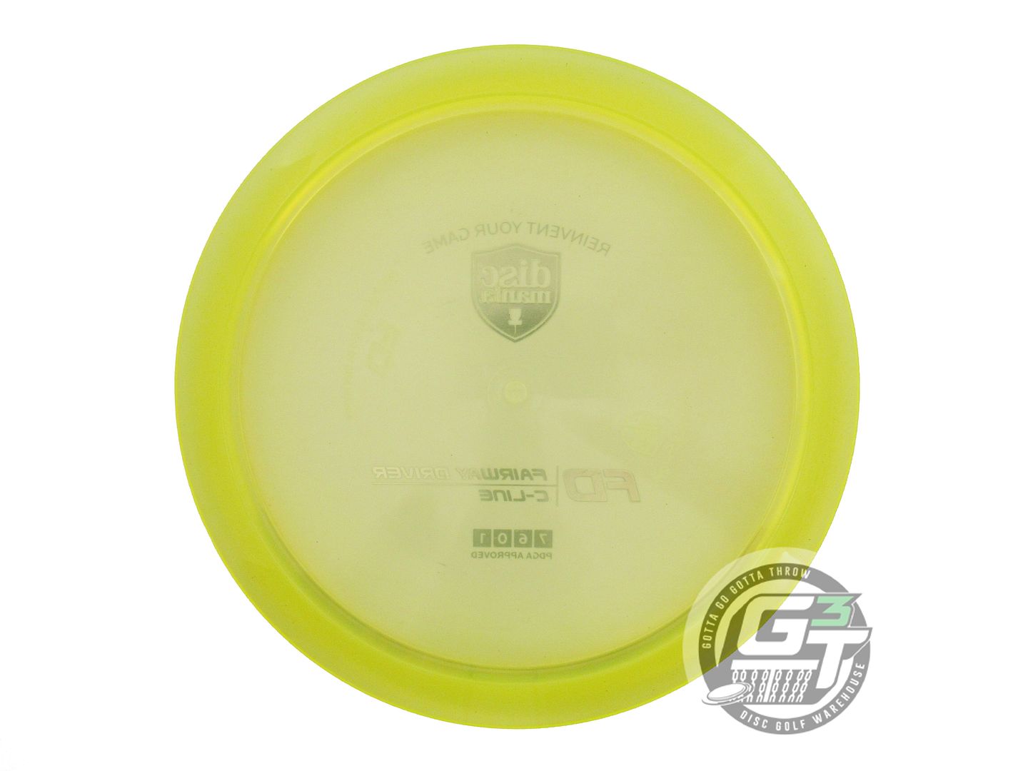 NOS DiscMania C-Line FD 171g Yellow Silver Foil Fairway Driver Golf Disc