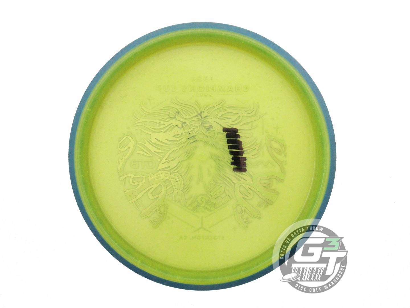 USED Axiom Discs [CHAMPIONS] Particle Glow Proton Hex 177g Yellow Midrange Disc