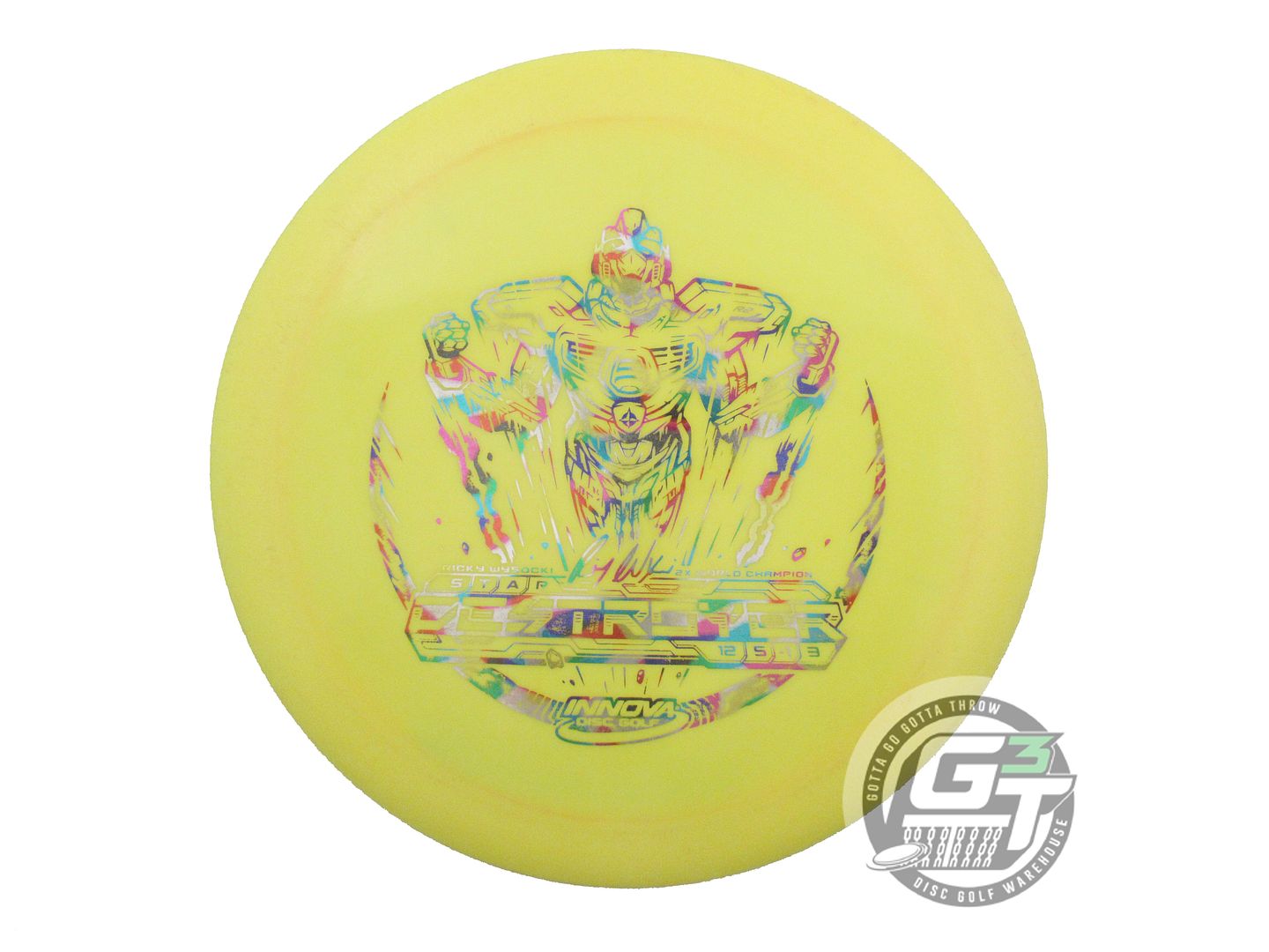 USED Innova [SOCKIBOT] Star Destroyer 172g Yellow Jellybean Foil Driver Disc