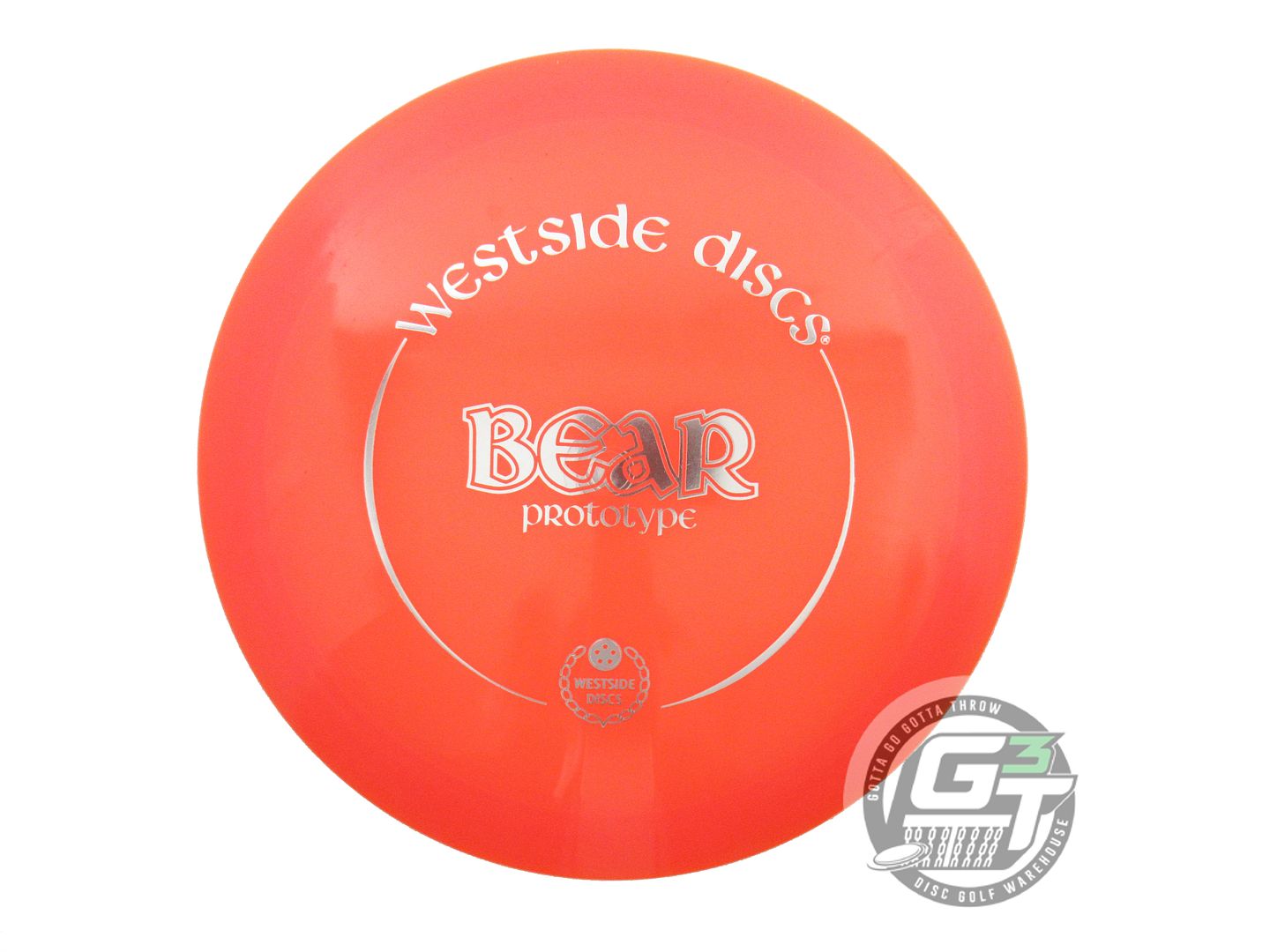 USED Westside Discs PROTOTYPE VIP Bear 173g Orange Silver A Driver Golf Disc