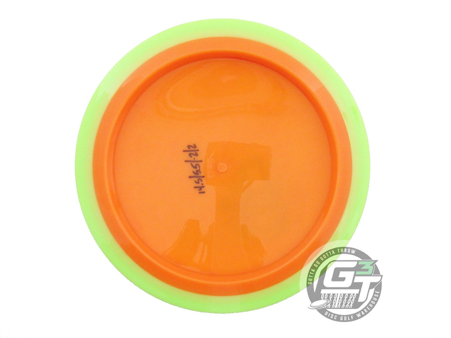 USED Axiom Discs X-OUT Neutron Excite 174g Orange Lime Rim Distance Driver Disc