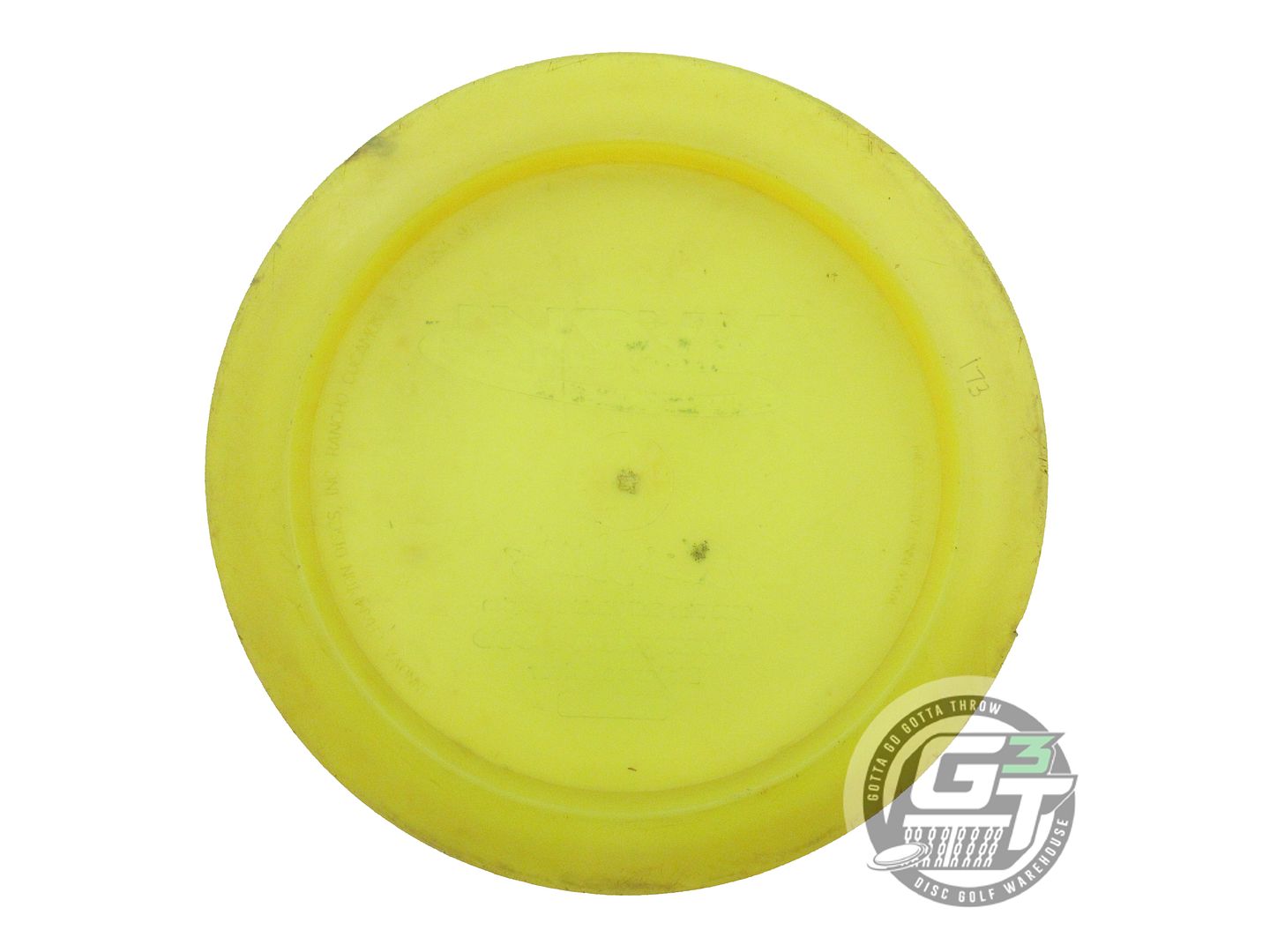 USED Innova Champion Boss 173g Yellow Wiped Stamp Distance Driver Golf Disc