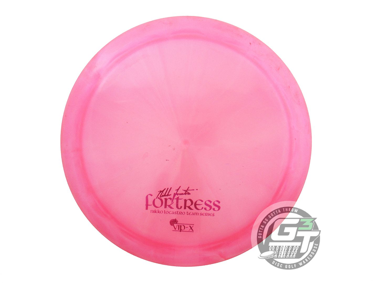 USED Westside Discs [LOCASTRO] Chameleon VIP-X Fortress 176g Pink Driver Disc