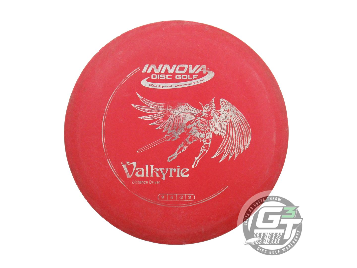 USED Innova DX Valkyrie 172g Red Silver Foil Distance Driver Golf Disc