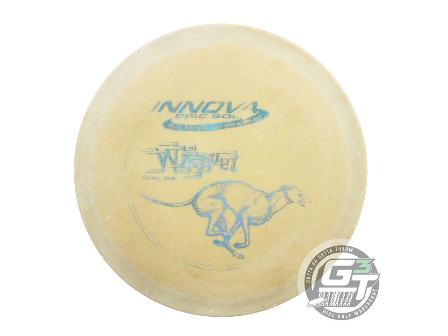 USED Innova DX Whippet 168g Ivory Teal Foil Fairway Driver Golf Disc