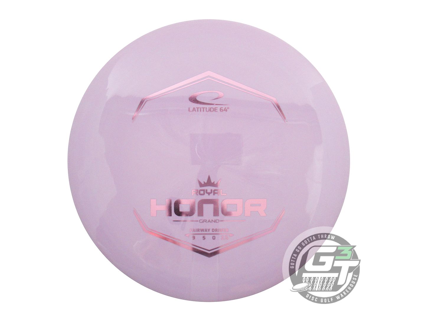 USED Latitude 64 Royal Grand Honor 173g Lilac Pink Foil Fairway Driver Golf Disc