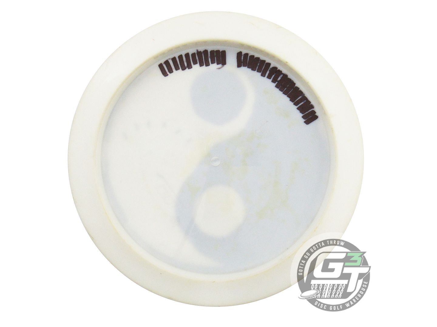 USED DiscMania Q-Line DD1 173g White SHARPIE YIN YANG Distance Driver Golf Disc