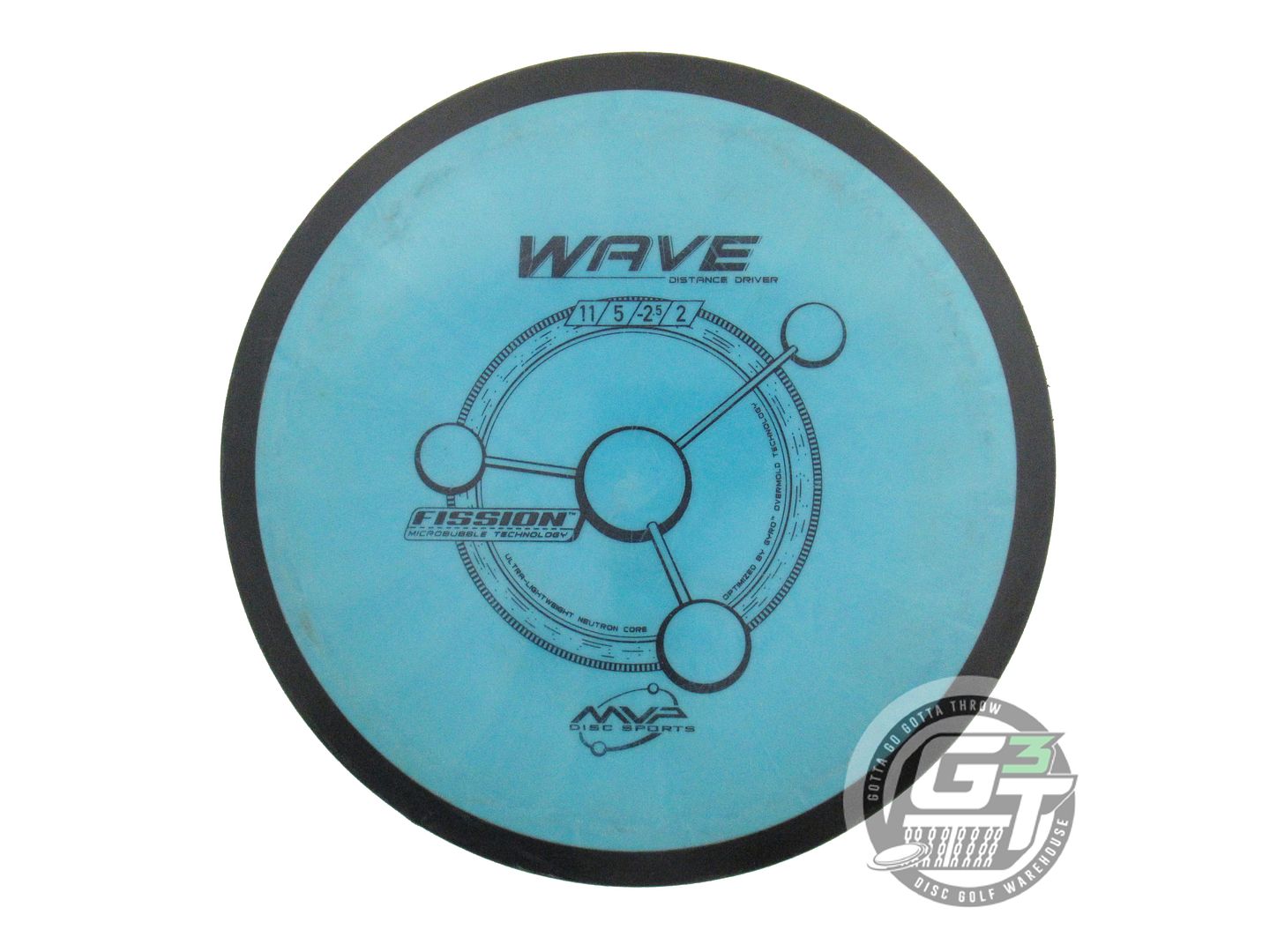 USED MVP Disc Sports Fission Wave 154g Teal Distance Driver Golf Disc