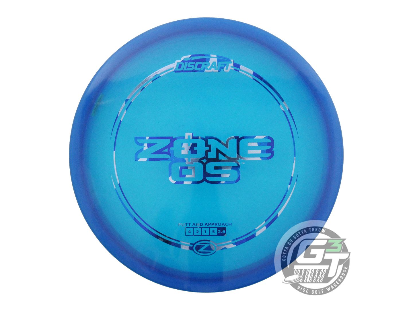 NOS Discraft Z Zone OS 173g Blue Blue Camo Foil Putter Golf Disc