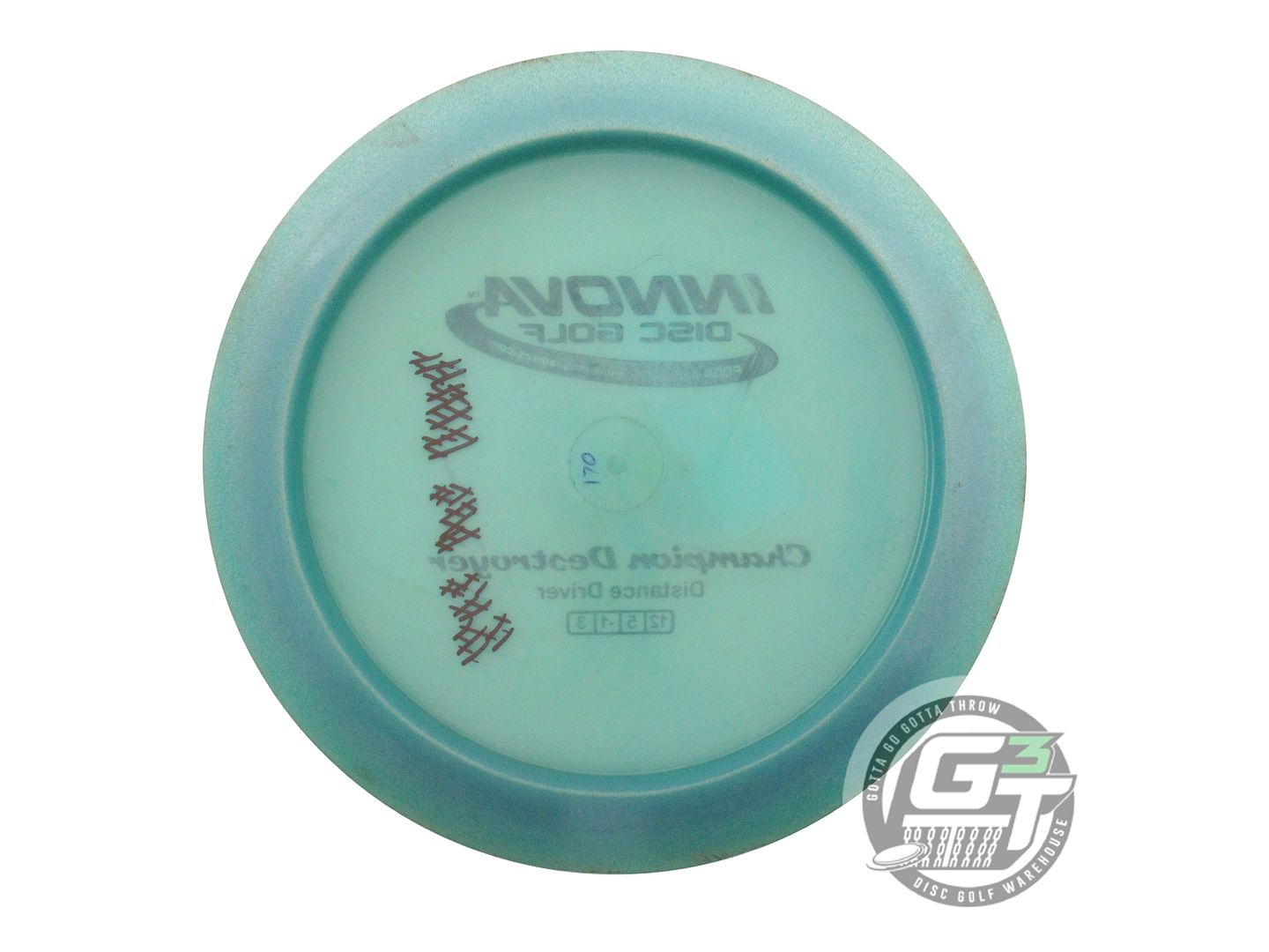 USED Innova Champion Destroyer 170g Blue Black Stamp Distance Driver Golf Disc