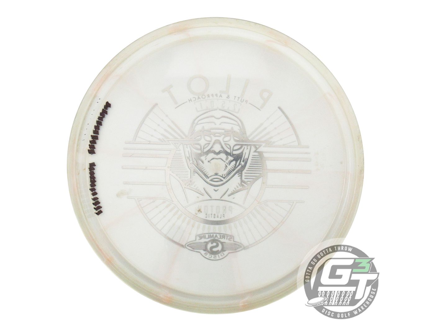 USED Streamline Discs Proton Pilot 174g Clear Putter Golf Disc