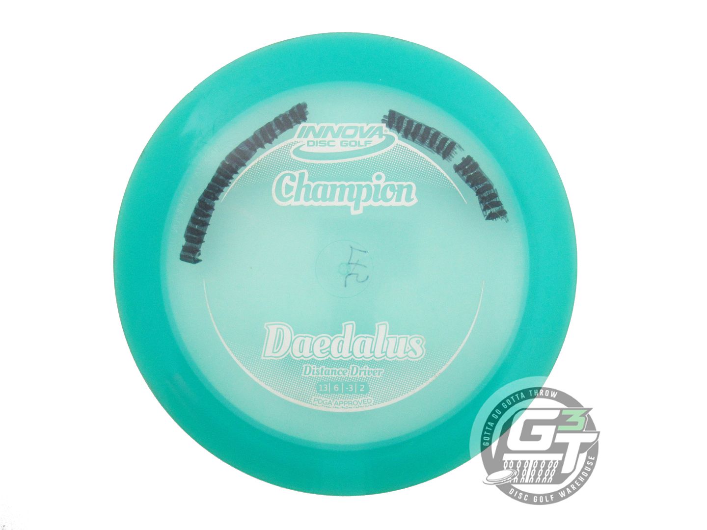 USED Innova Champion Daedalus 175g Seafoam White Stamp Distance Driver Golf Disc