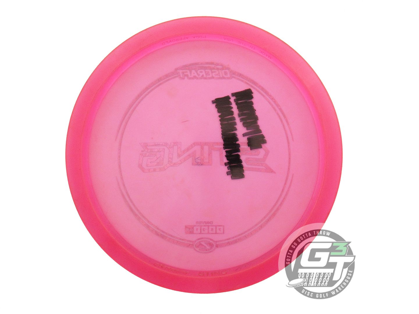 USED Discraft Z Sting 167g Pink Blue Foil Fairway Driver Golf Disc