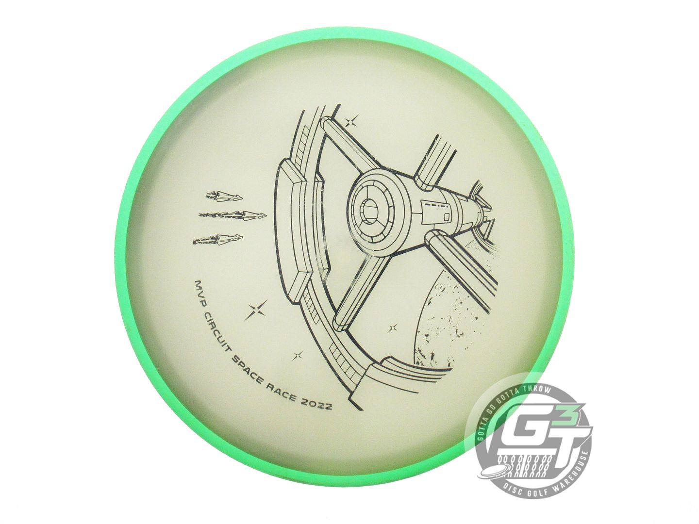 USED Axiom Discs [MVP CIRCUIT] Eclipse Proton Hex 177g Lime Rim Midrange Disc