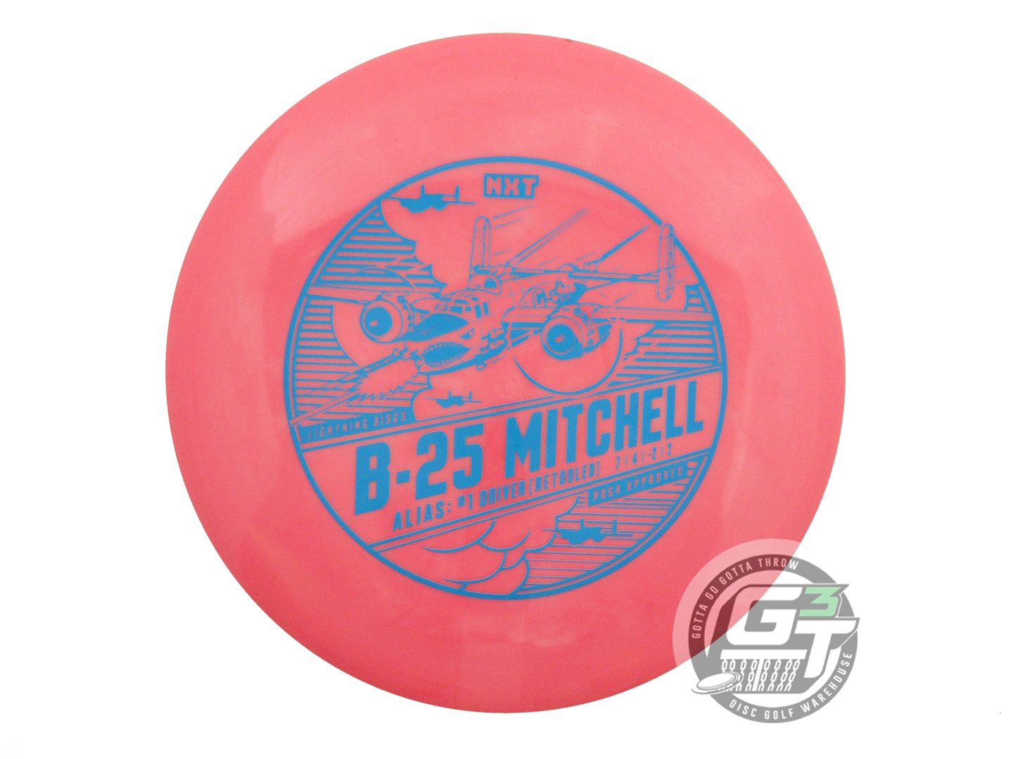 USED Lightning NXT B-25 [RETOOL] #1 Driver 176g Pink Fairway Driver Golf Disc