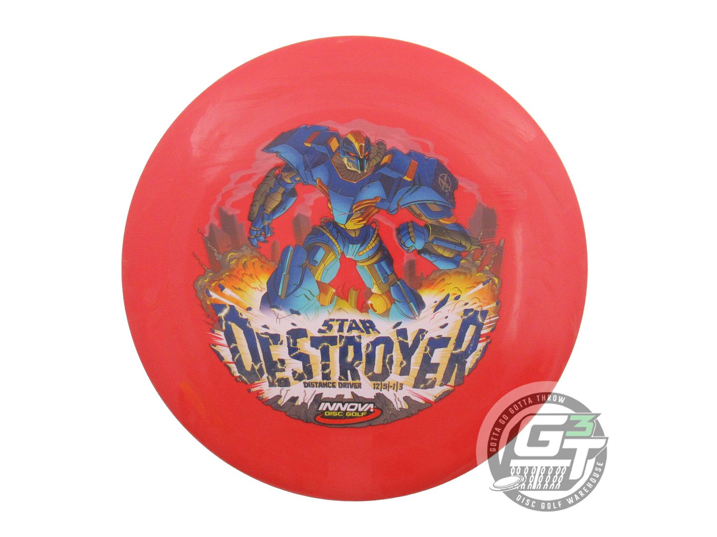 USED Innova INNfuse Star Destroyer 175g Red FullColor Driver Golf Disc