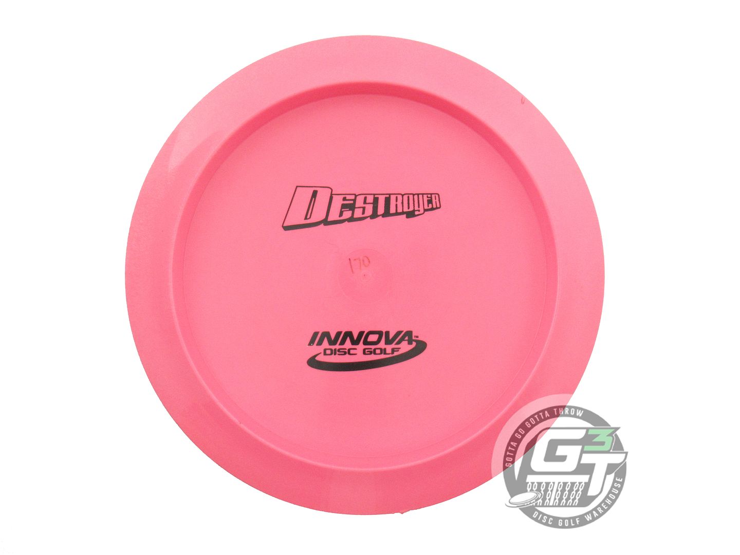 USED Innova Backstamp Star Destroyer 170g Pink Black Stamp Driver Golf Disc