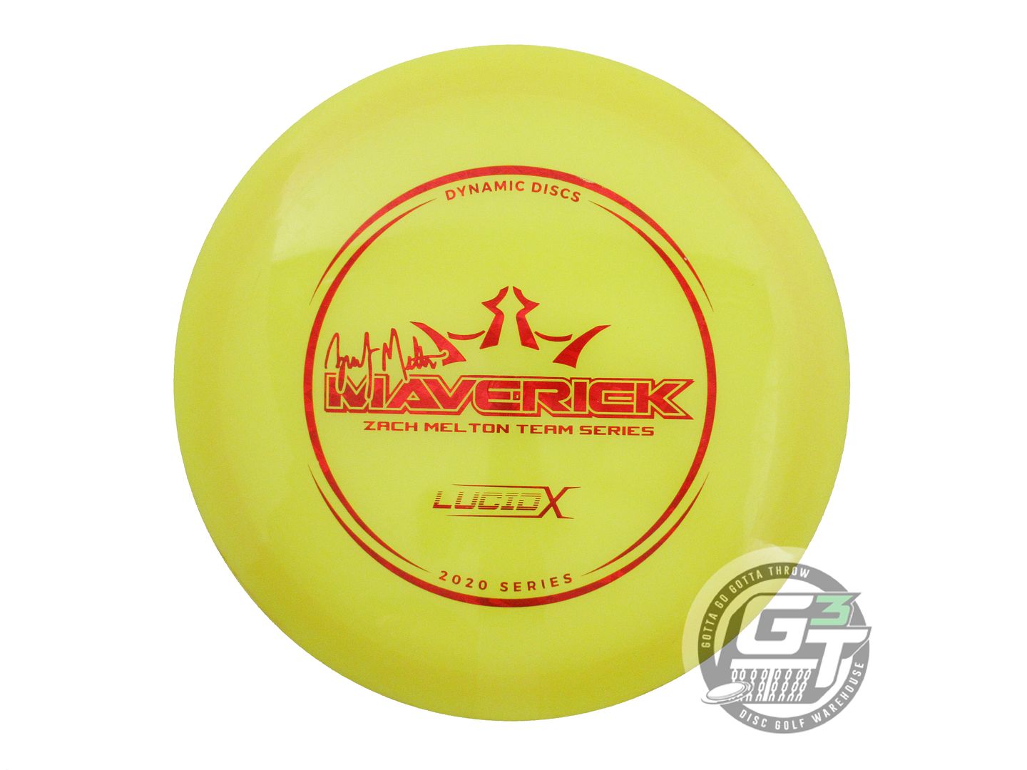 USED Dynamic Discs [MELTON] Lucid-X Maverick 174g Yellow Distance Driver Disc