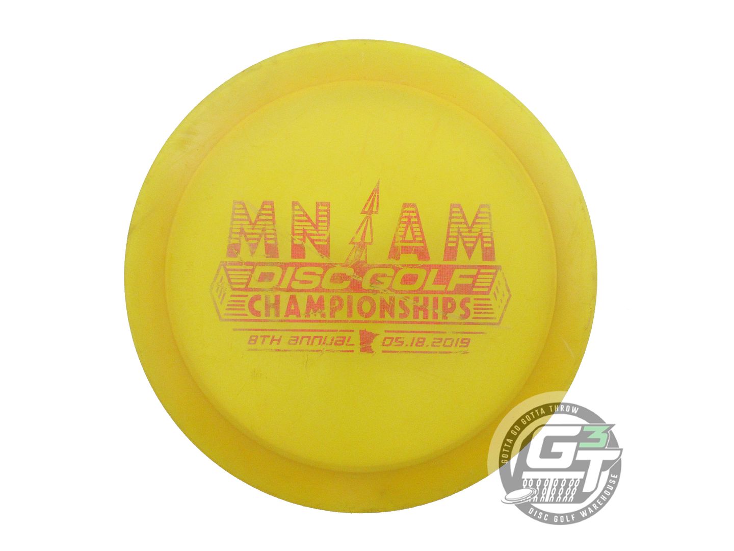 USED Innova Champion Firebird 175g Marigold Red Foil Distance Driver Golf Disc