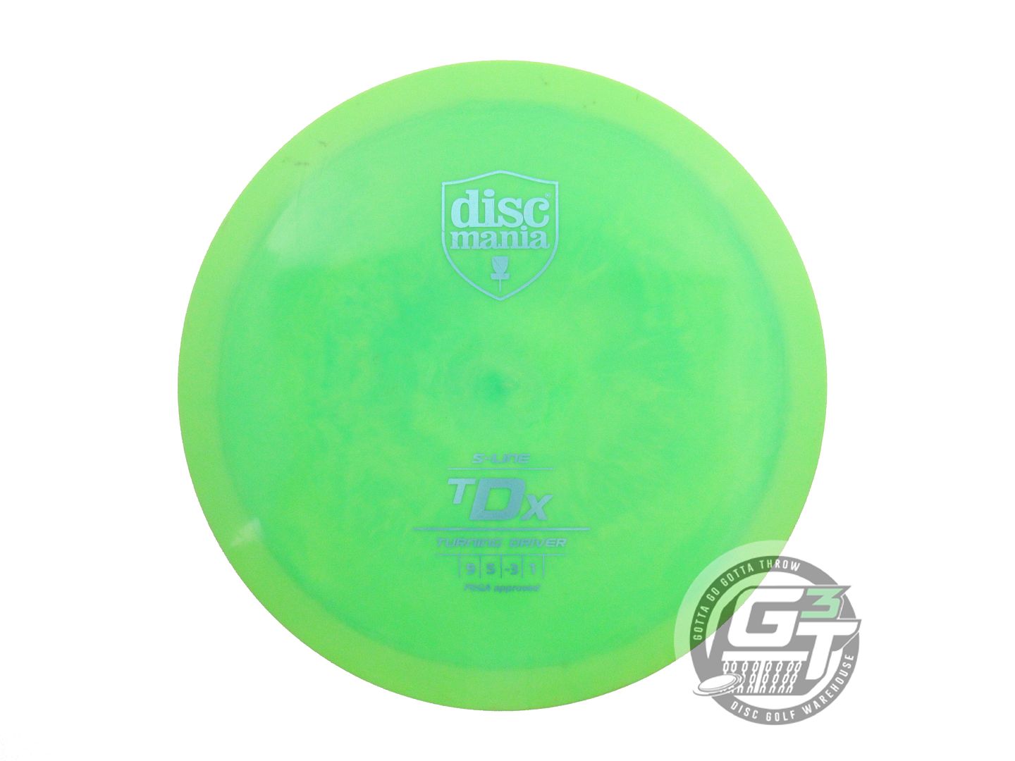 USED DiscMania S-Line TDx 175g Lime Aqua Foil Fairway Driver Golf Disc