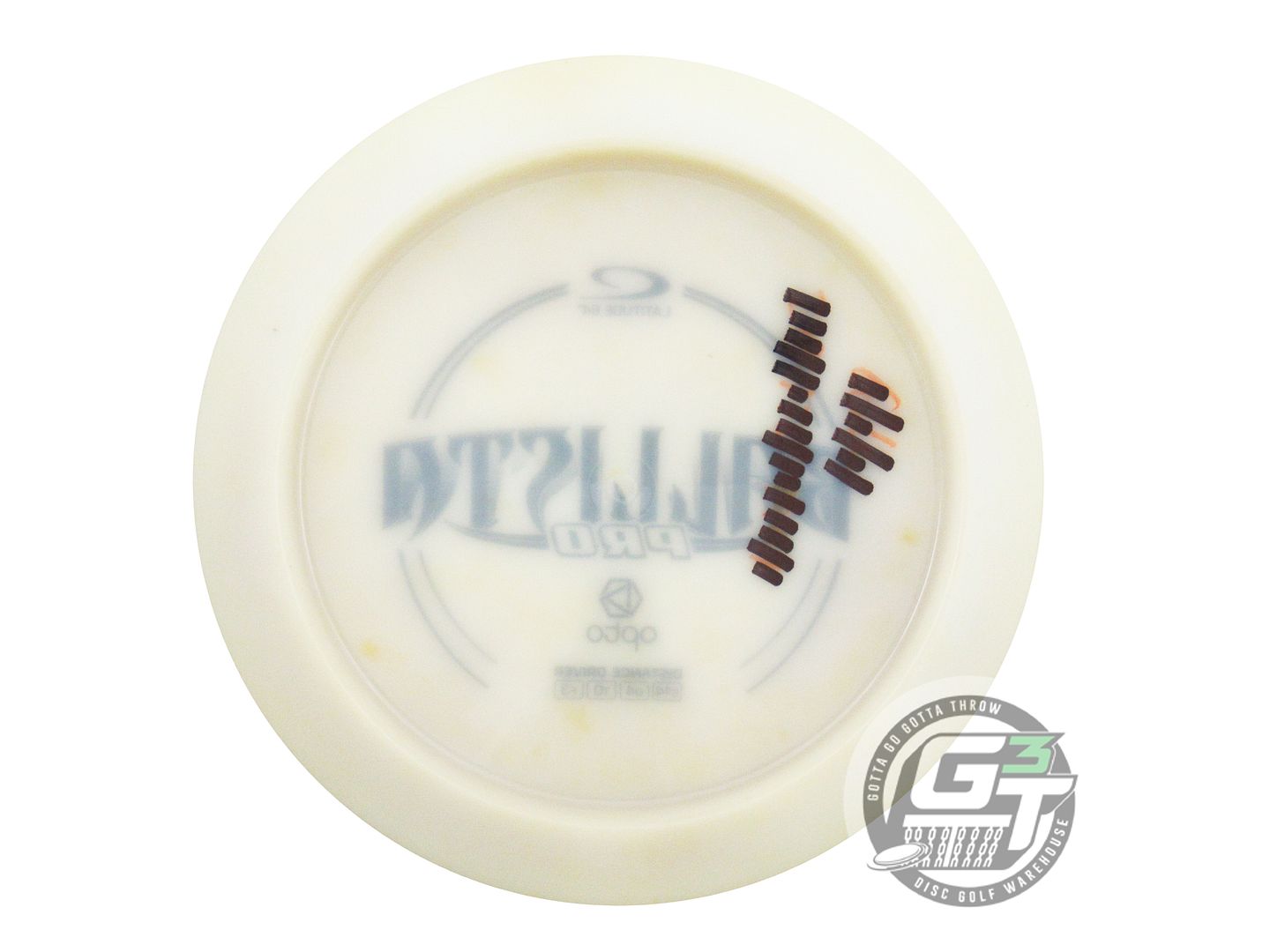 USED Latitude 64 Opto Ballista Pro 168g White Black Stamp Distance Driver Disc